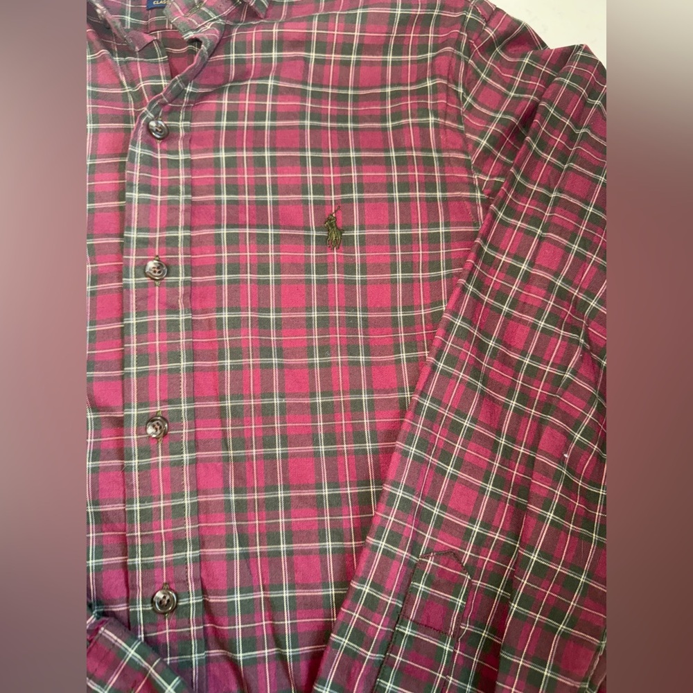 Polo Ralph Lauren Red Plaid Shirt - Picture 4 of 7